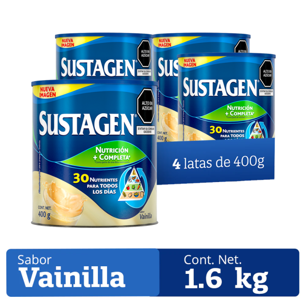 Sustagen® Nutrición + Completa -  Pack 1.6 Kg sabor Vainilla