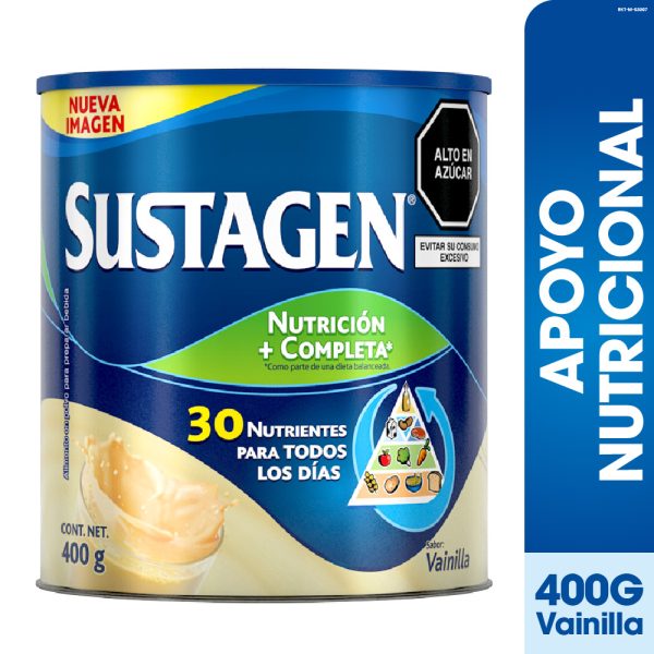 Sustagen® Nutrición + Completa - Lata 400g sabor vainilla