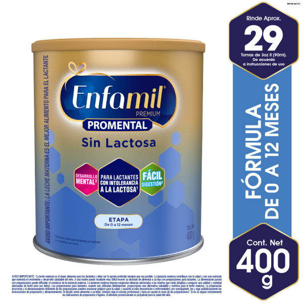 Enfamil ® Premium Sin lactosa - Lata 400 g