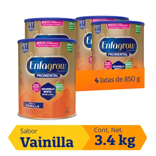 Enfagrow Promental Sabor Vainilla - Pack 3.4 Kg