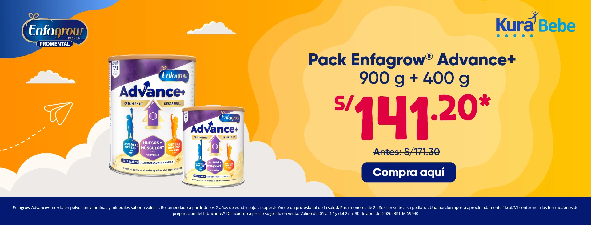 Compra Enfagrow Advance en Lima Abril