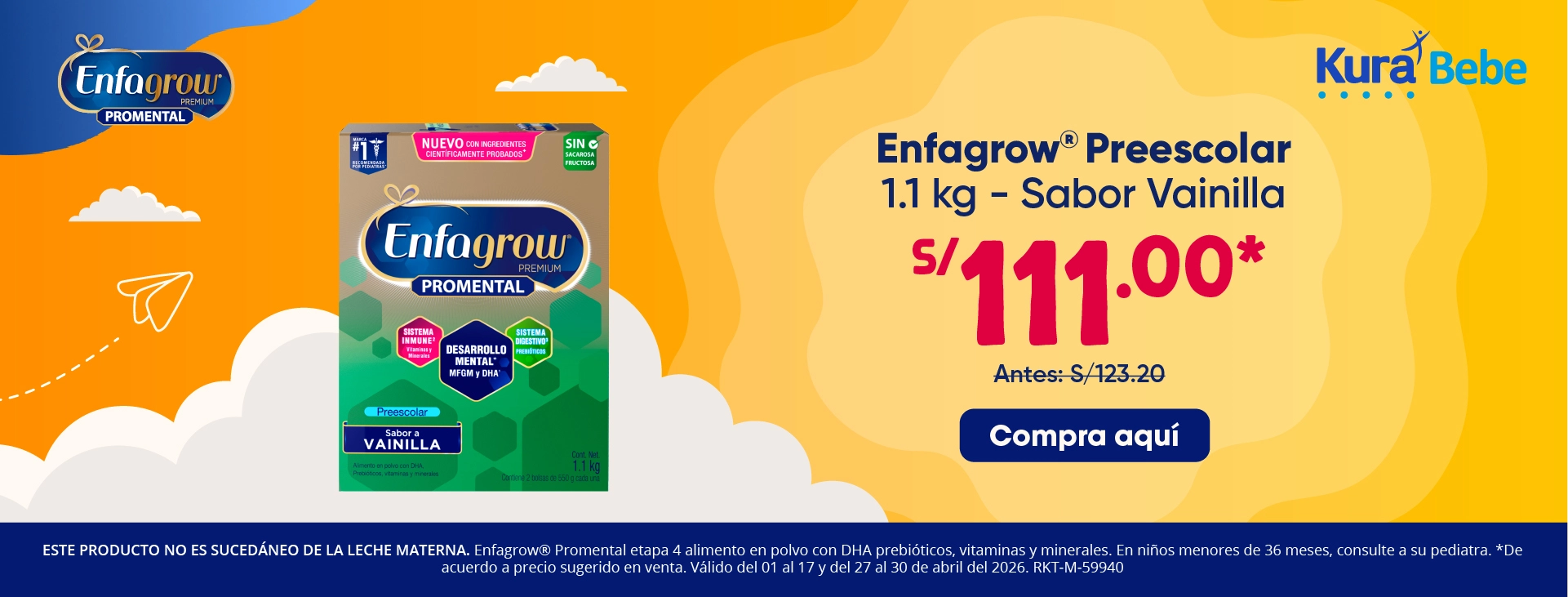 Compra Enfagrow Preescolar en Lima Abril