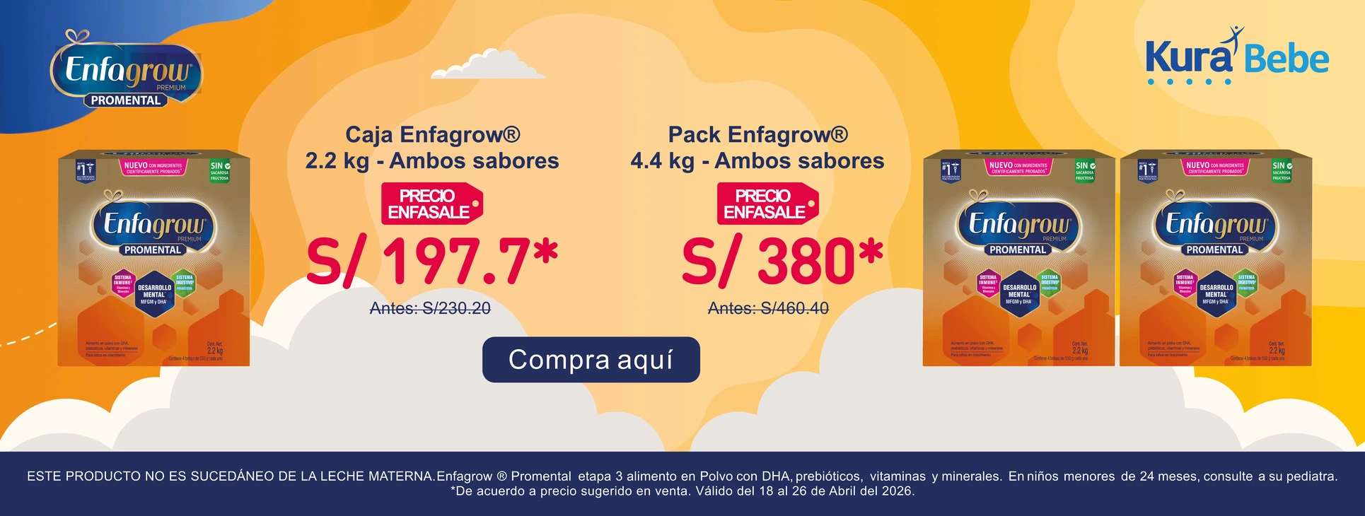 Compra Enfagrow en Lima Abril
