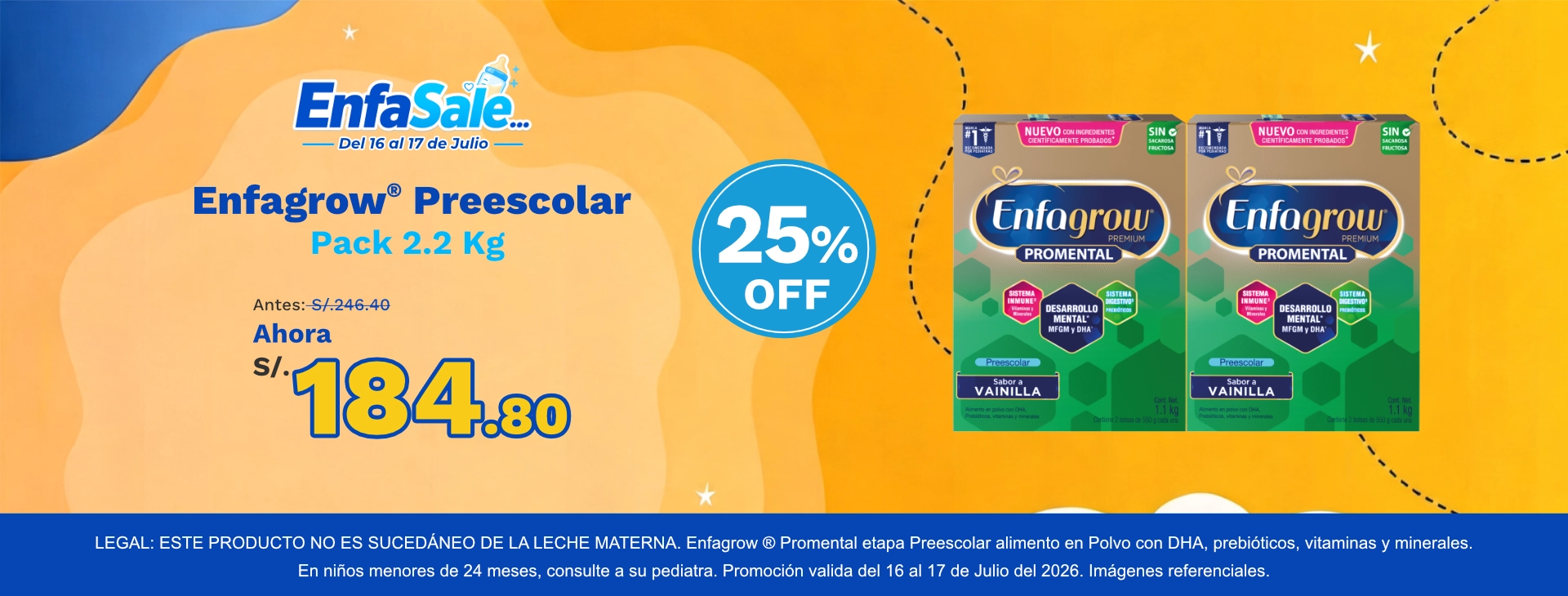 Compra Enfagrow Preescolar Enfasale Julio en Lima